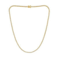 Diana M Jewels - Women's Rare 15.50 Carat Diamond Tennis Necklace
