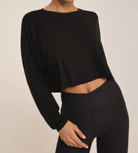 Z Supply - Layer On Rib Long Sleeve Top