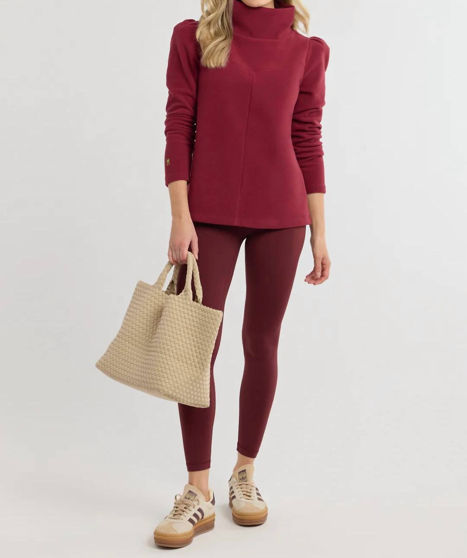 Dudley Stephens - Camilla Puff Sleeve Turtleneck Top