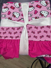 Charlies Project - Girls Hello Cutie Bamboo Ruffle Medium Blanket