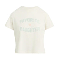 Favorite Daughter Cropped Short Sleeve Tee in light sage - women's t-shirt - view 5