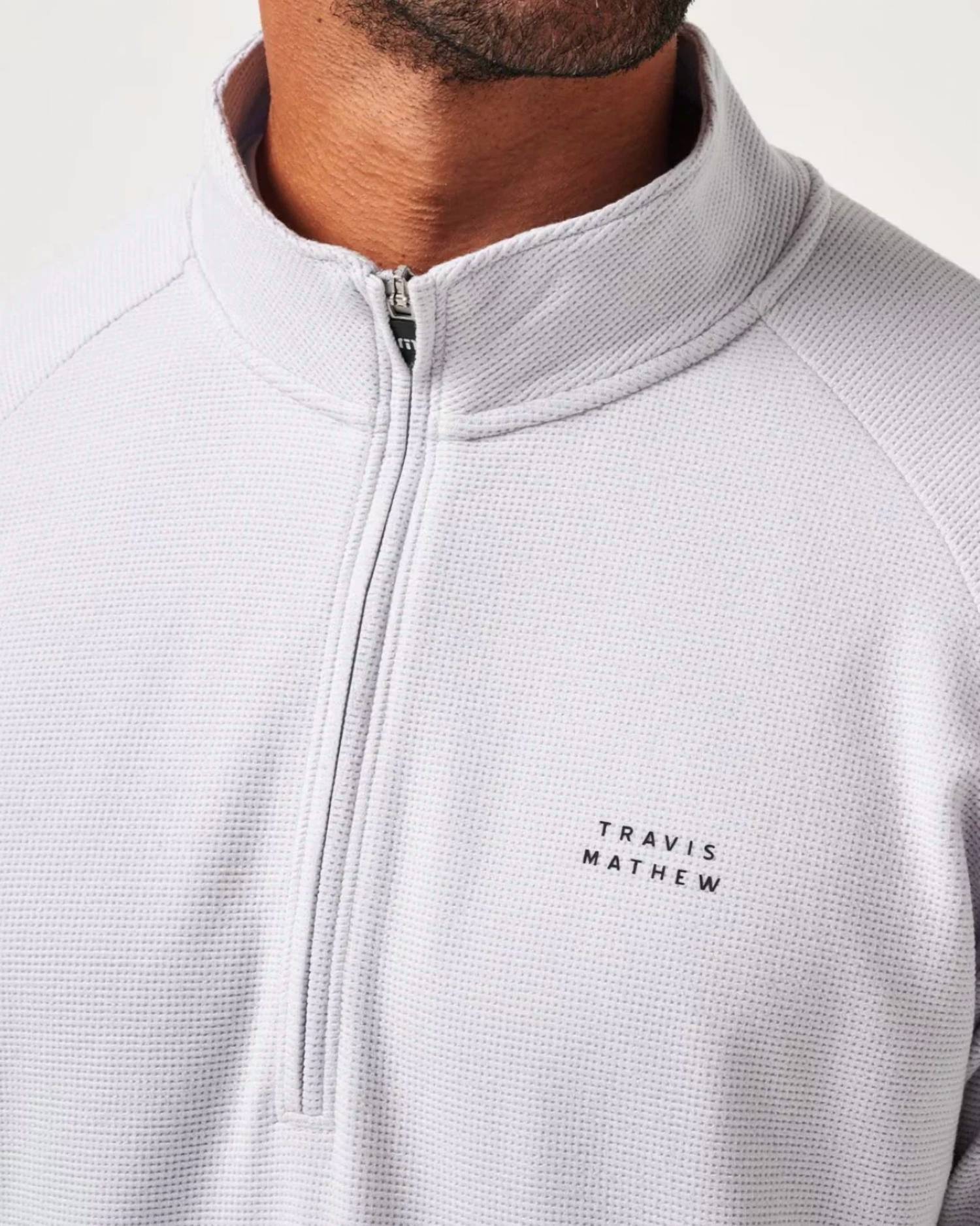 Travismathew - Performance Waffle Quarter Zip Pullover