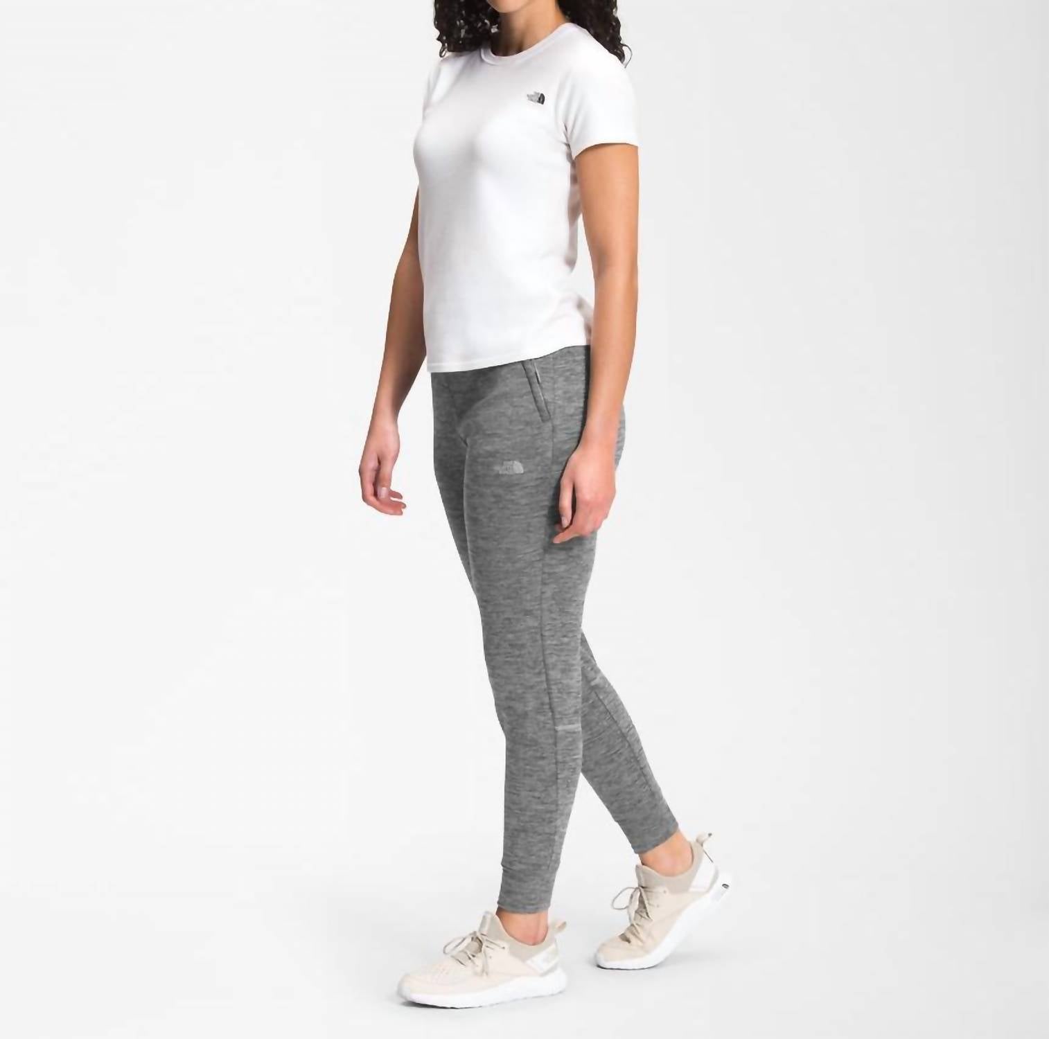 THE NORTH FACE Canyonlands Jogger Pants in medium grey heather - women's pants - detail view