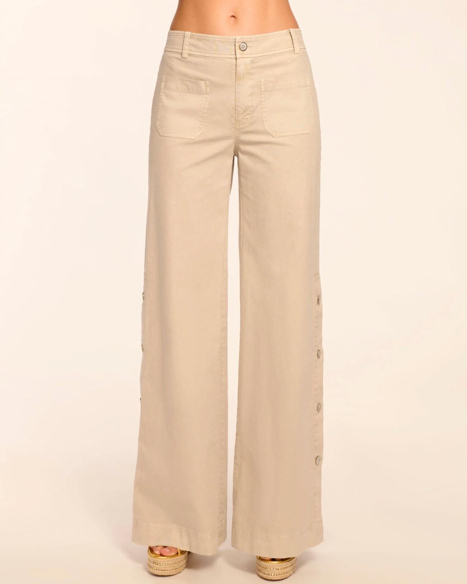 Ramy Brook Women's Giselle Pant in sand - women's pants