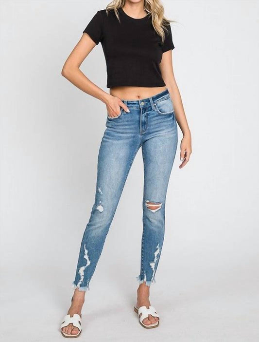 Petra153 - Women's Padma Distressed Skinny Jeans