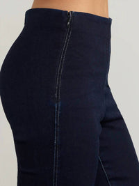 Margaret O'Leary - Denim Crop High Rise Flare Pant