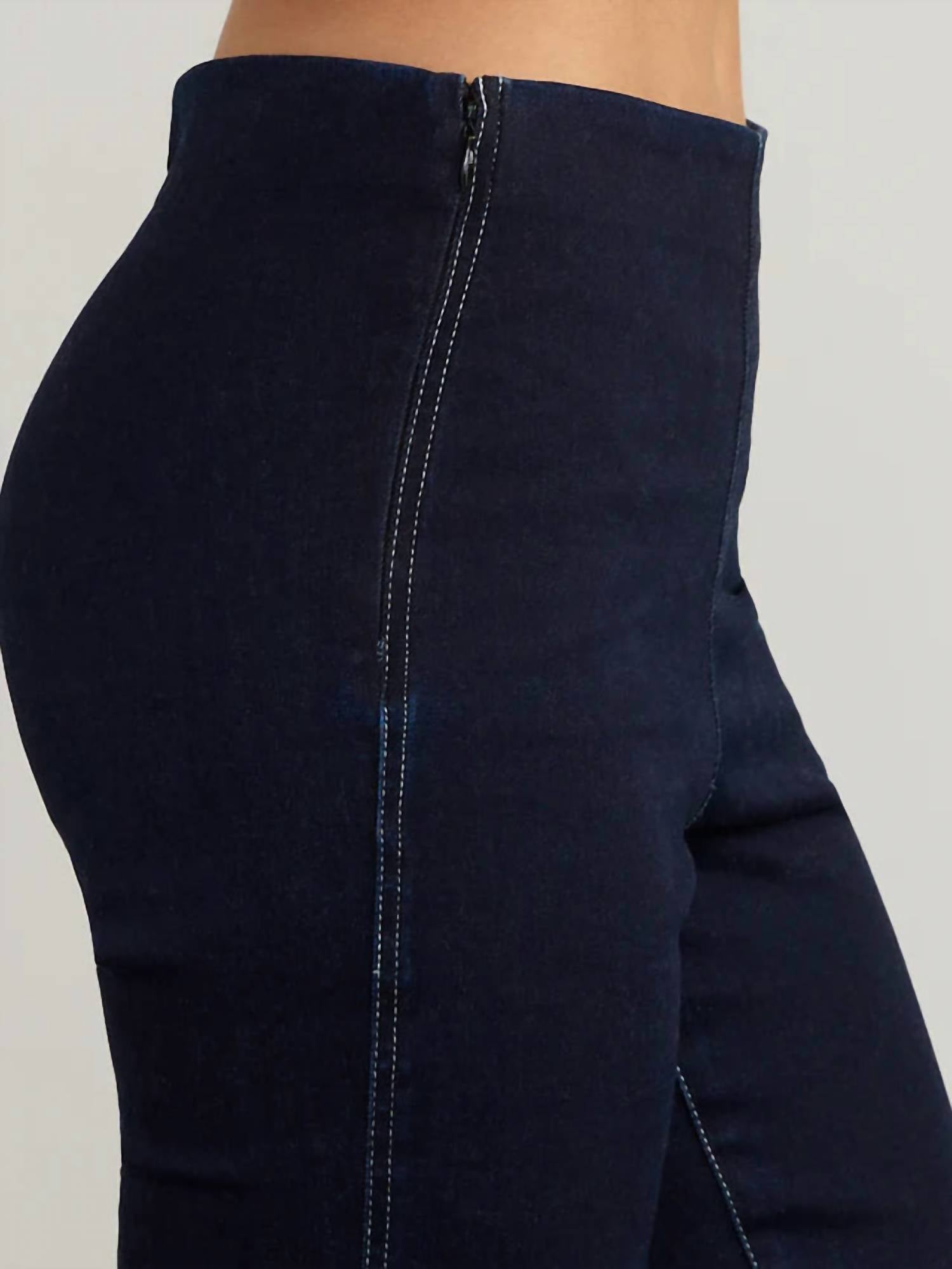 Margaret O'Leary - Denim Crop High Rise Flare Pant