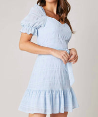 Sugarlips - Taya Sweetheart Puff Sleeve Dress