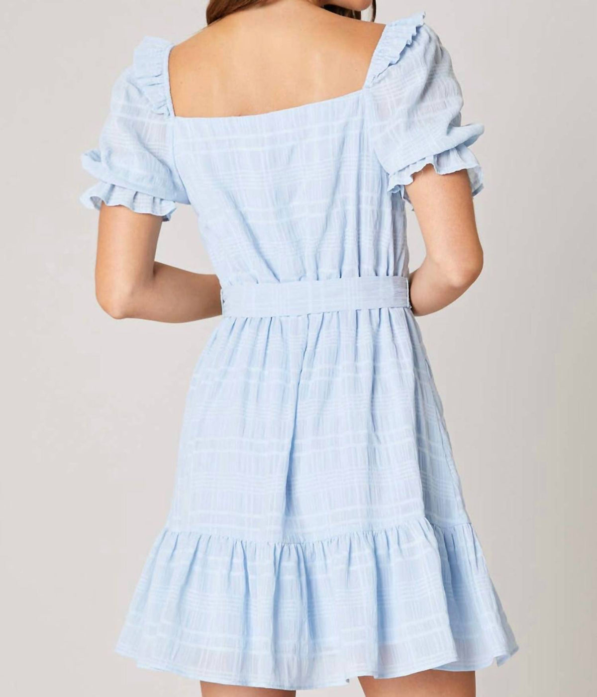 Sugarlips - Taya Sweetheart Puff Sleeve Dress