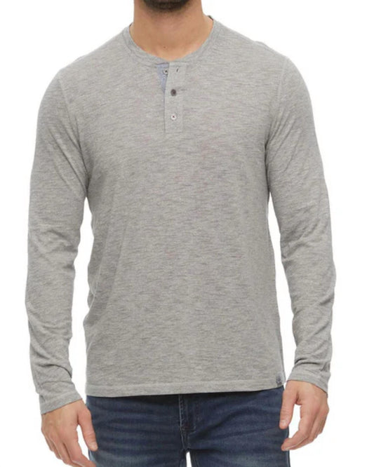 Flags & Anthem - Birmingham Ls Siro Slub Henley Shirt