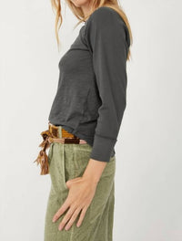 Free People - WE THE FREE BATTER UP TEE SHIRT