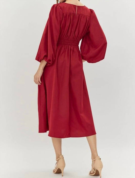Jodifl - Brylee Long Sleeve Maxi Dress With Pockets