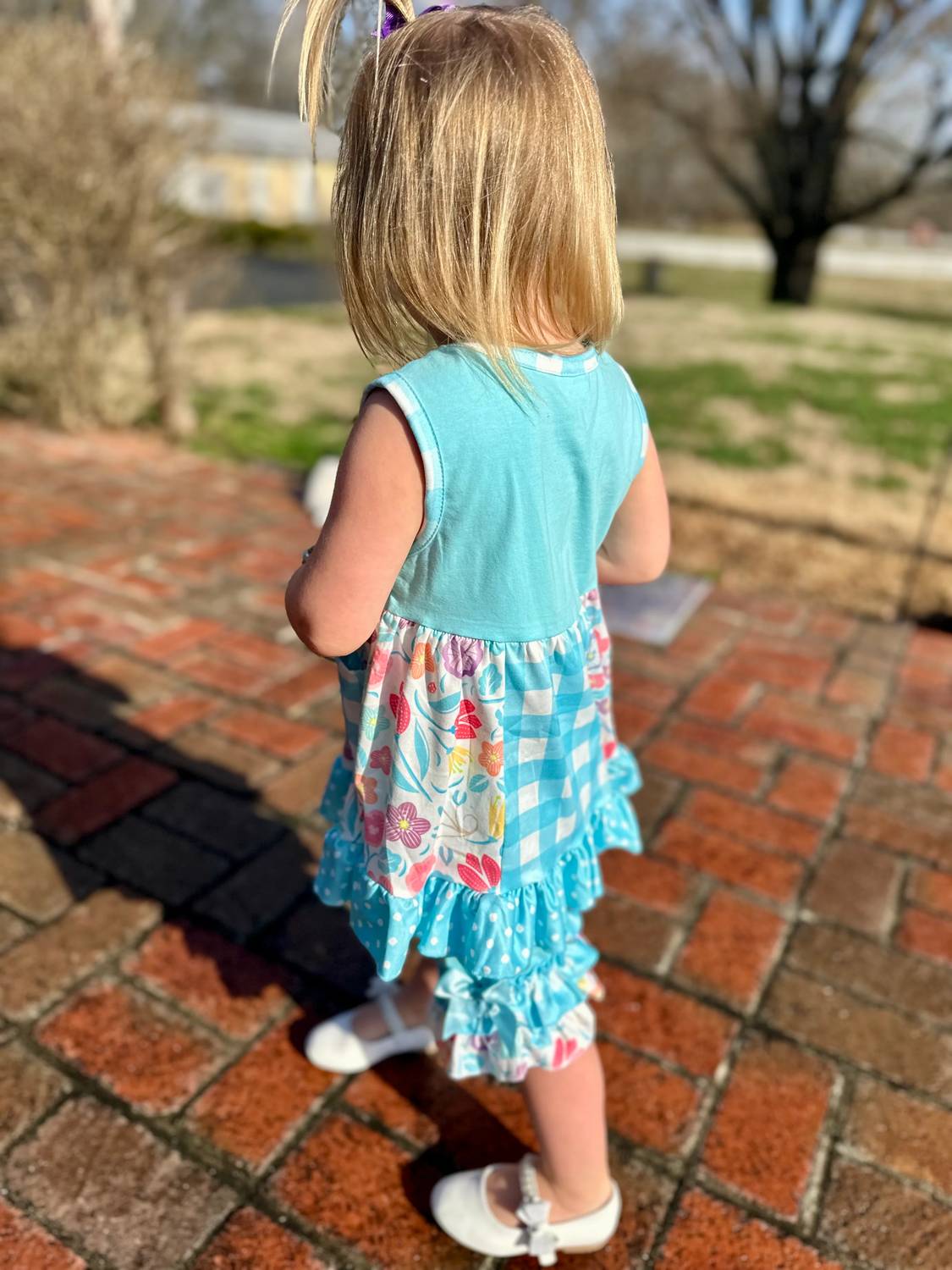 Melina & Me - Girl's Rainbow Garden Outfit Set