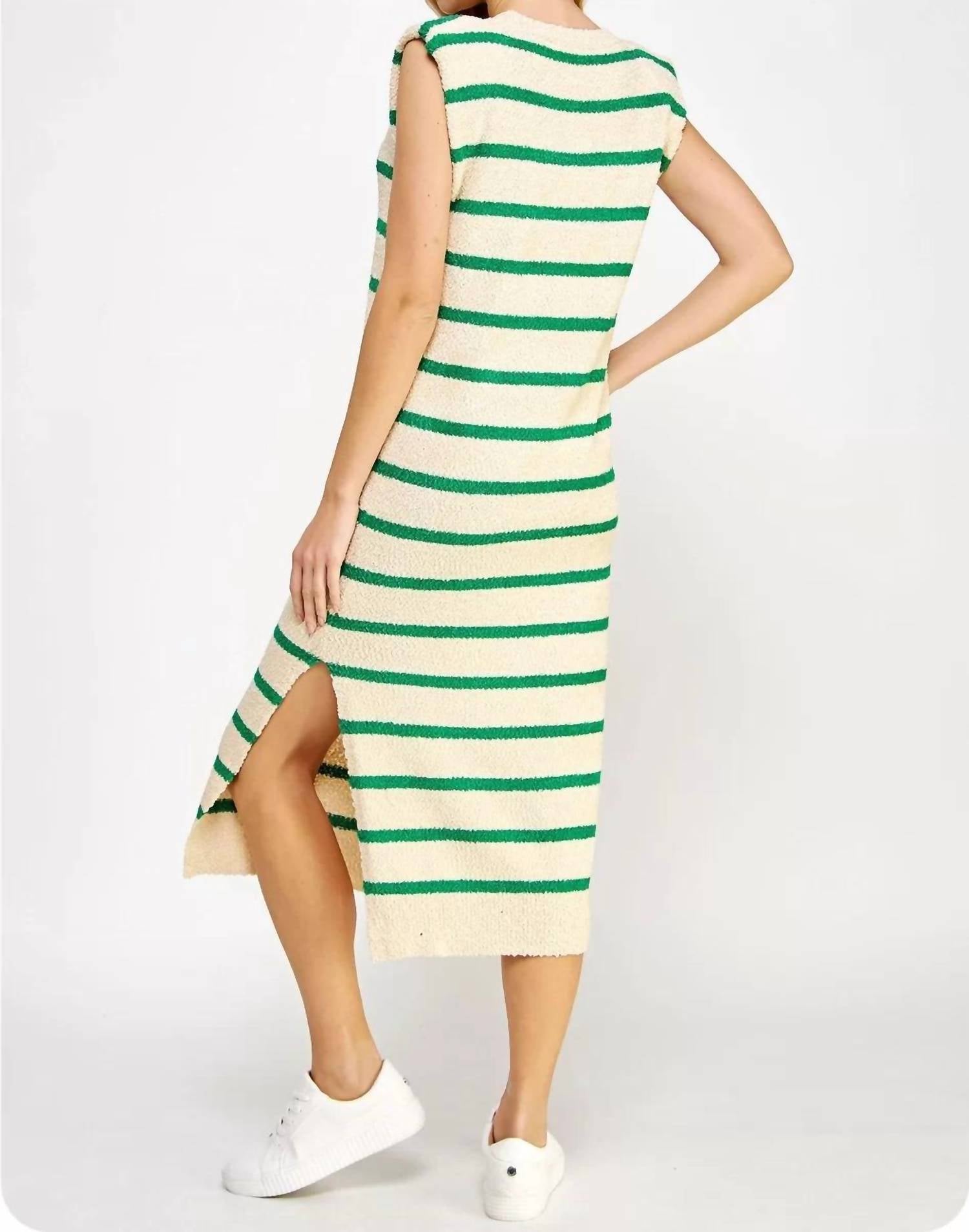 Strut & Bolt - Shoulder Pad Shift Midi Dress