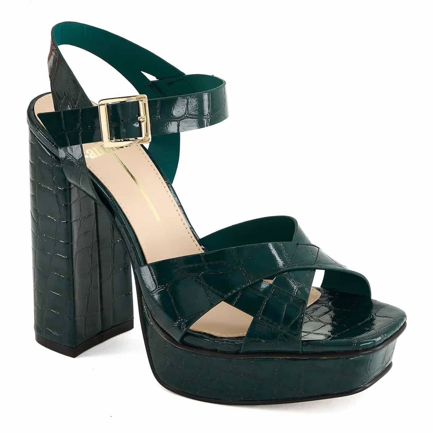 Andrea - Women's Ankle-strap Platform Sandal