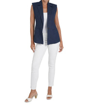 Love Token - Polly Linen Blend Vest