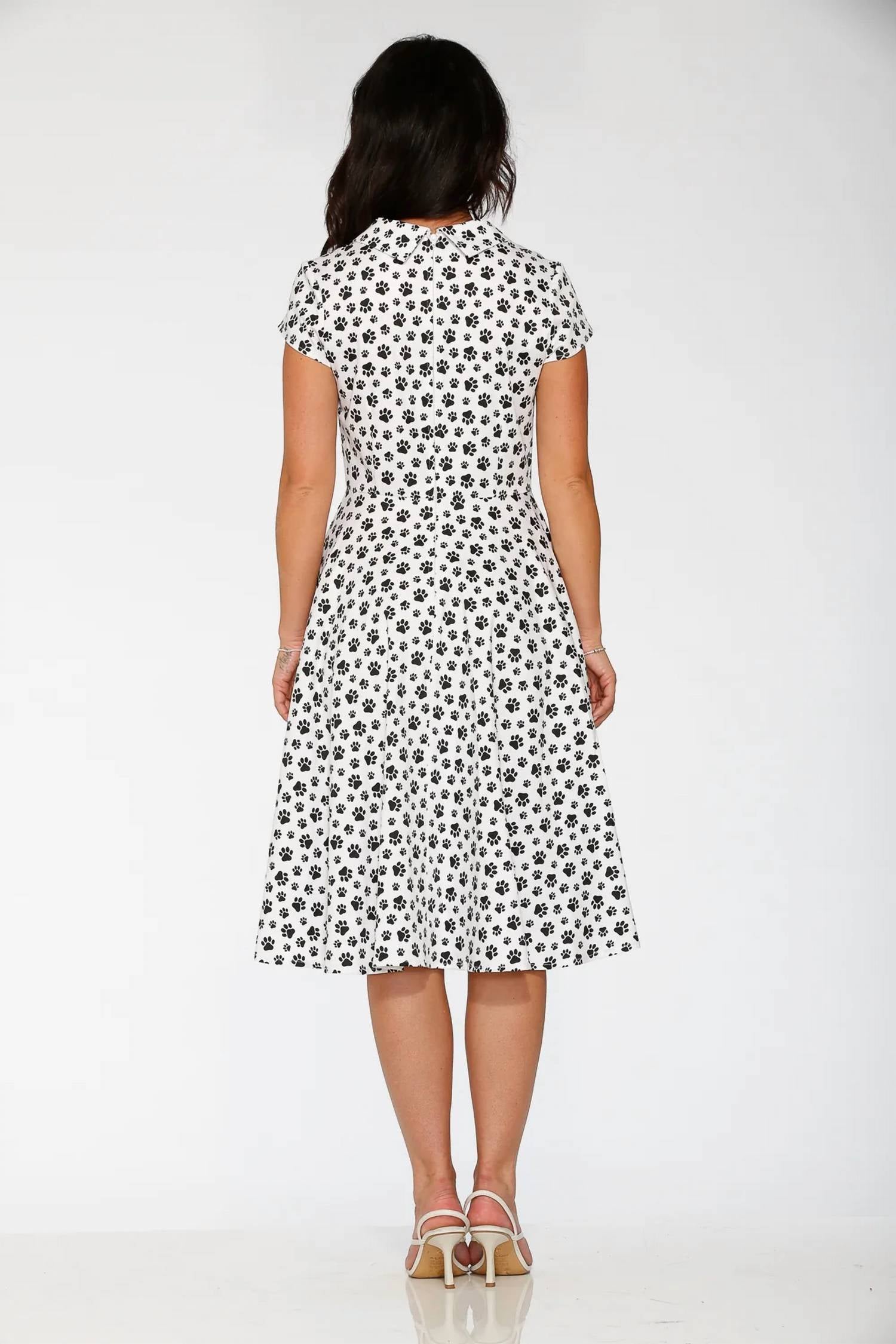 Orchid Bloom - Cat Paw Swing Dress