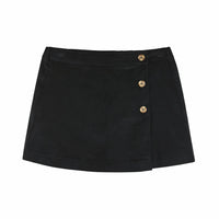 Andy & Evan - Girl's Rib Knit Long Sleeve Top And Corduroy Skirt Set