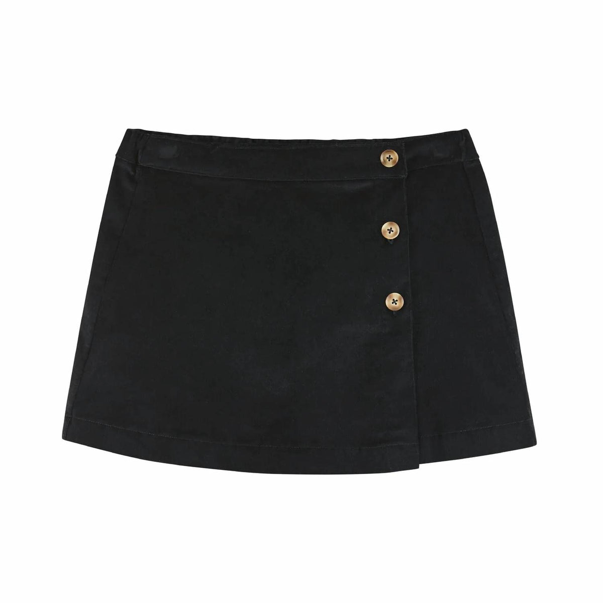 Andy & Evan - Girl's Rib Knit Long Sleeve Top And Corduroy Skirt Set