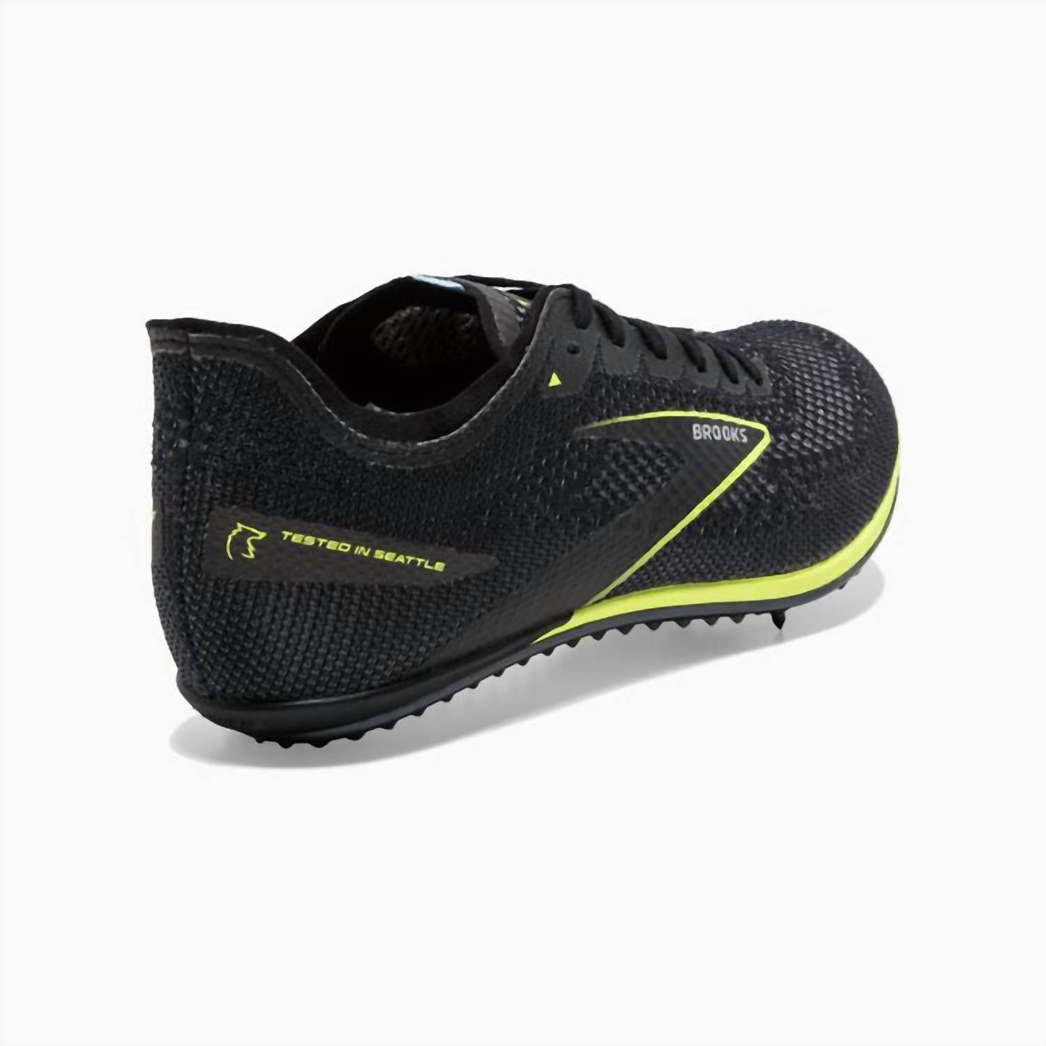 BROOKS Unisex Elmn8 V6 Racing Shoes in black nightlife - women's shoe - alternate view