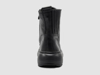 Kcr Group - Women's Retro Wool-lined Zip-up Leather Boots