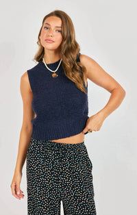 Sadie & Sage - Tegan Textured Knit Sweater Vest