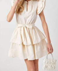 Baby Pink - Ruffle Sleeve Dress