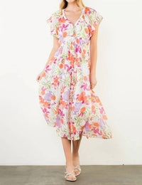 Thml - Short Sleeve Floral Patterned Dress