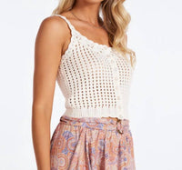 Bishop + Young - Crochet Sweater Tank Top