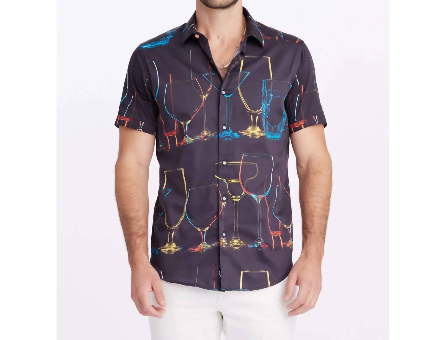 Robert Graham - Neon Nights Short Sleeve Sport Shirt