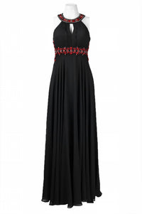 Sue Wong - Beaded Cutout Back Evening Dress