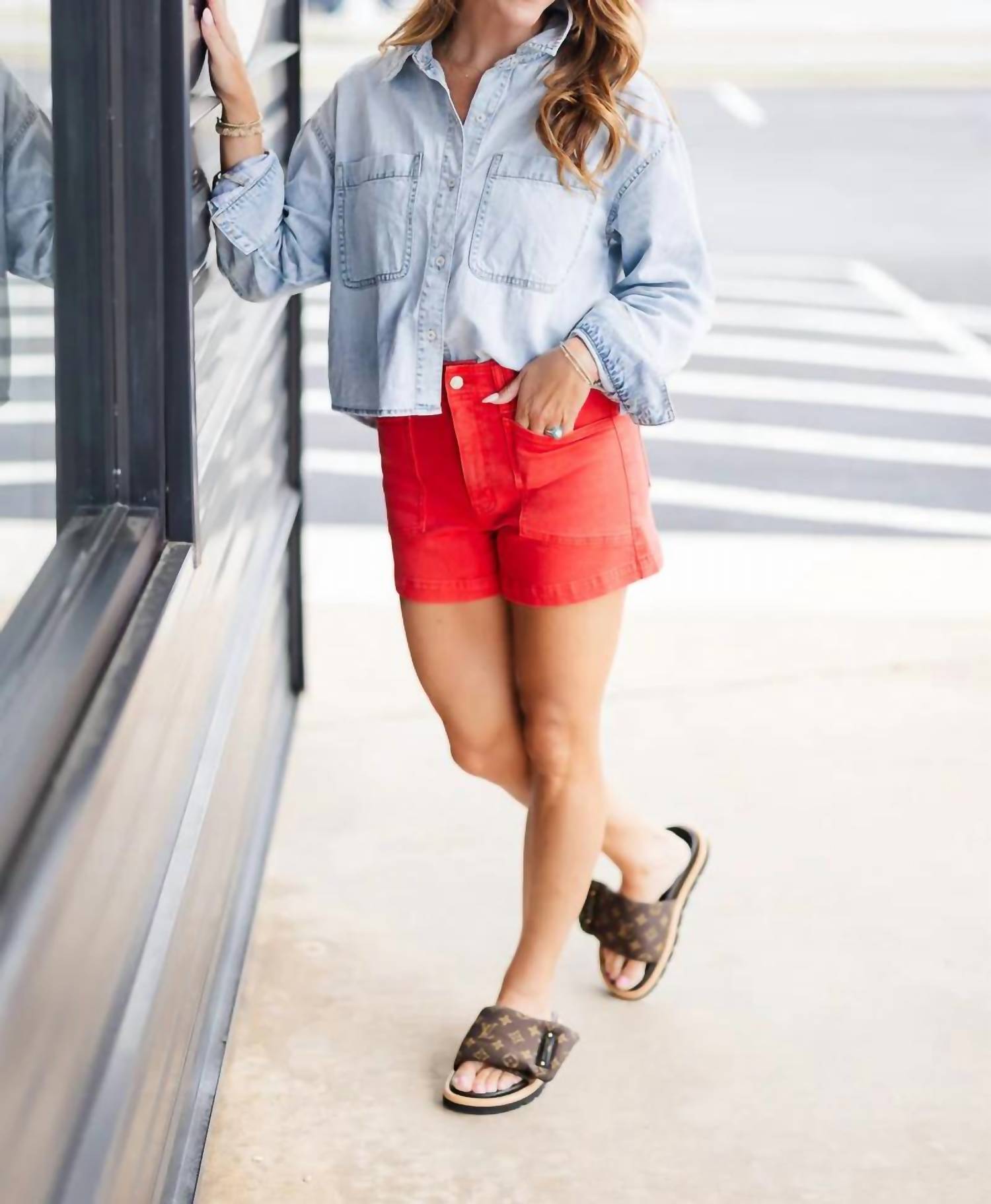 Daze - Valley Girl High Rise Shorts