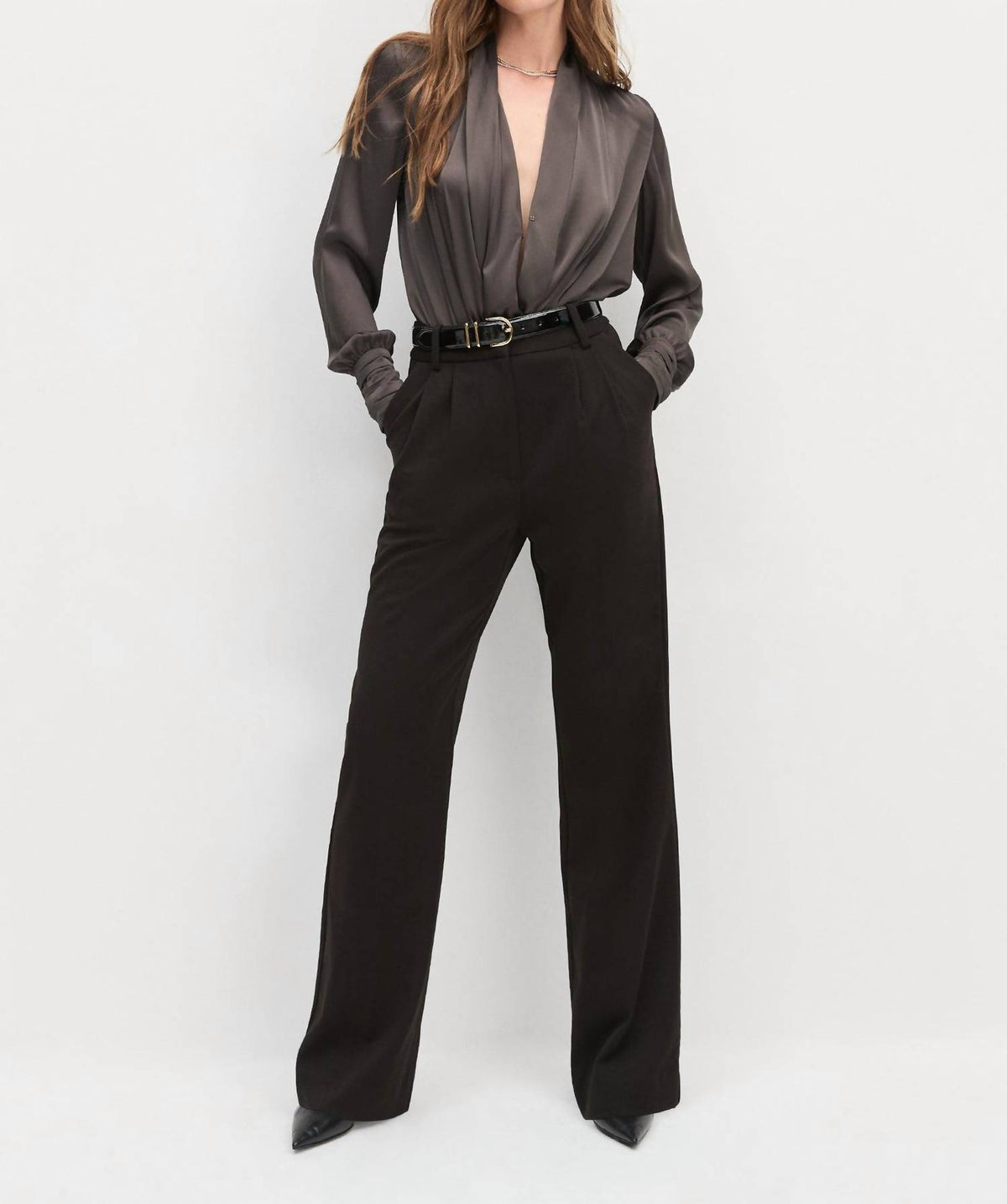 Favorite Daughter - Better-off Satin Bodysuit