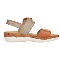 Remonte - Women's R6853 Wedge Leather Blend Sandal