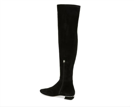 Tory Burch - Women's Gigi Suede Leather Stretch Over the Knee Boots