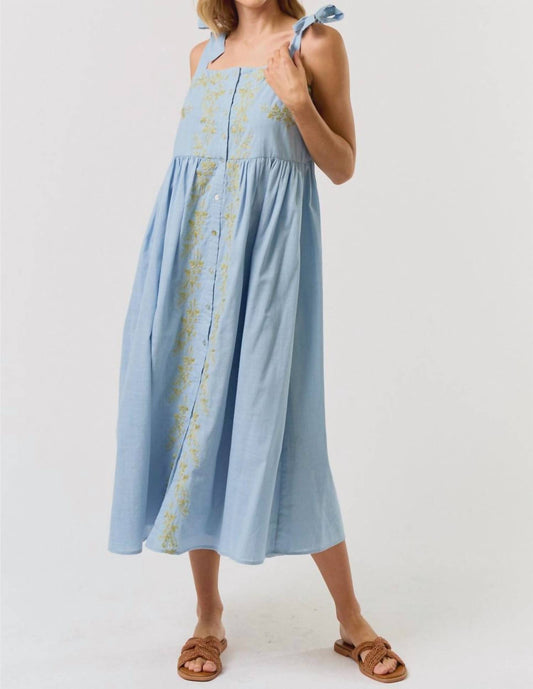 Lalavon - Weekend-Ready Embroidered Dress