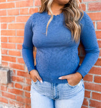 Current Air - Aegean Pointelle Sweater
