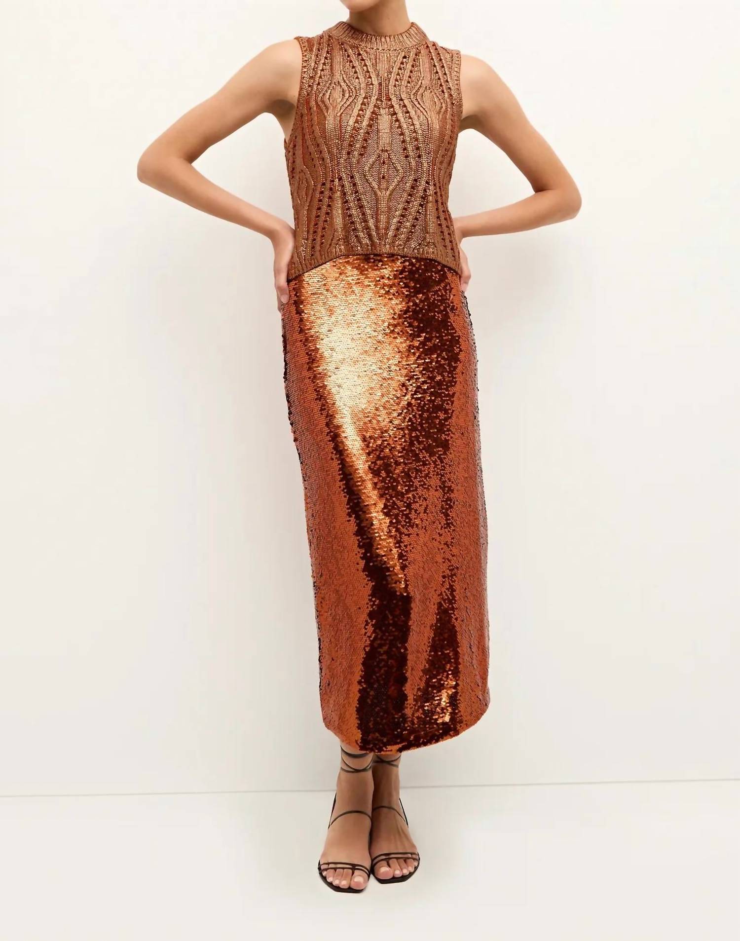 Marie Oliver - Wray Sequin Skirt