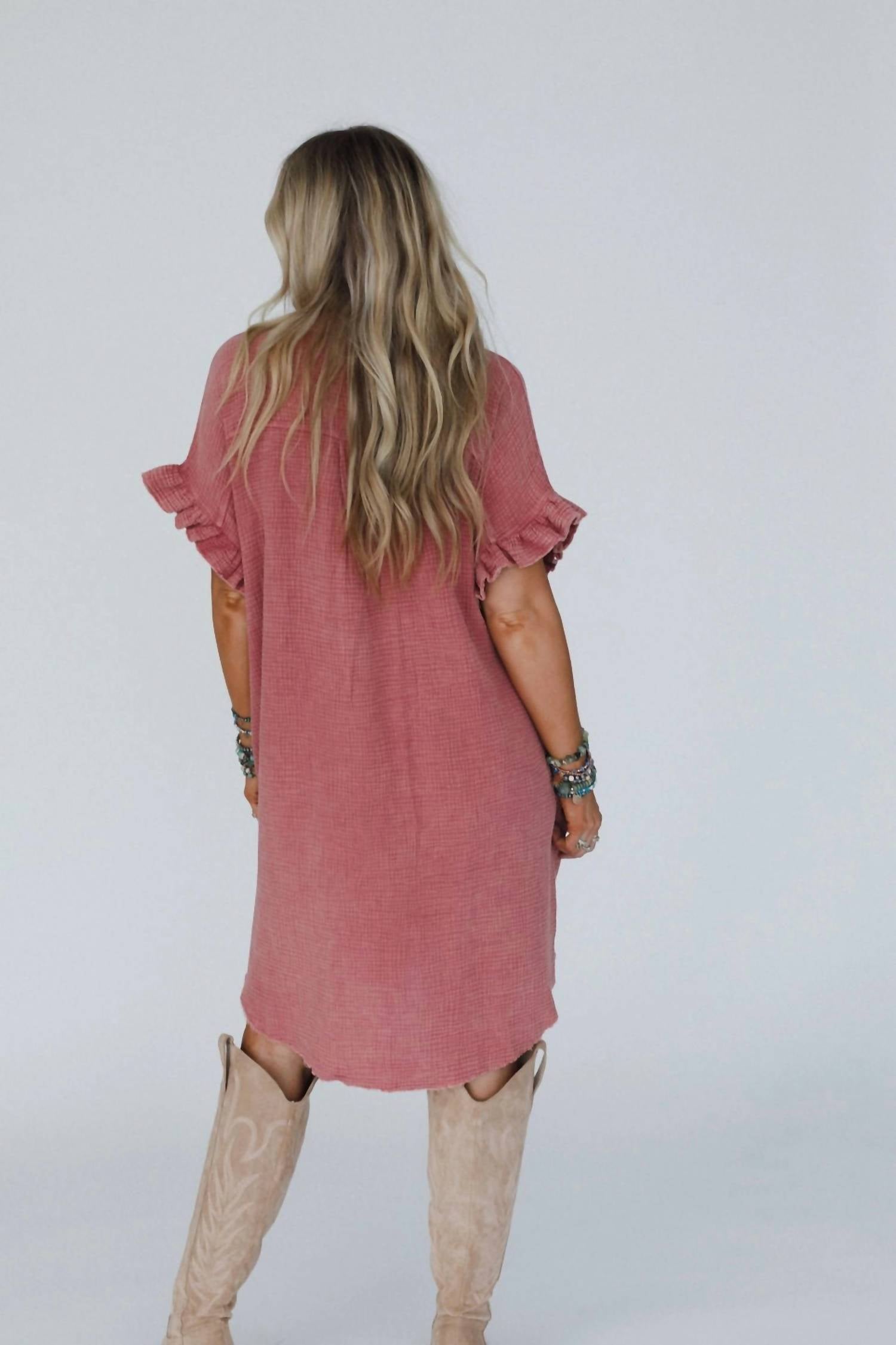 Three Bird Nest - Heavenly Days Button Up Dress