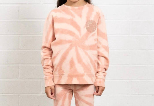 Tiny Whales - Girls Tie Dye Boxy Sweatshirt