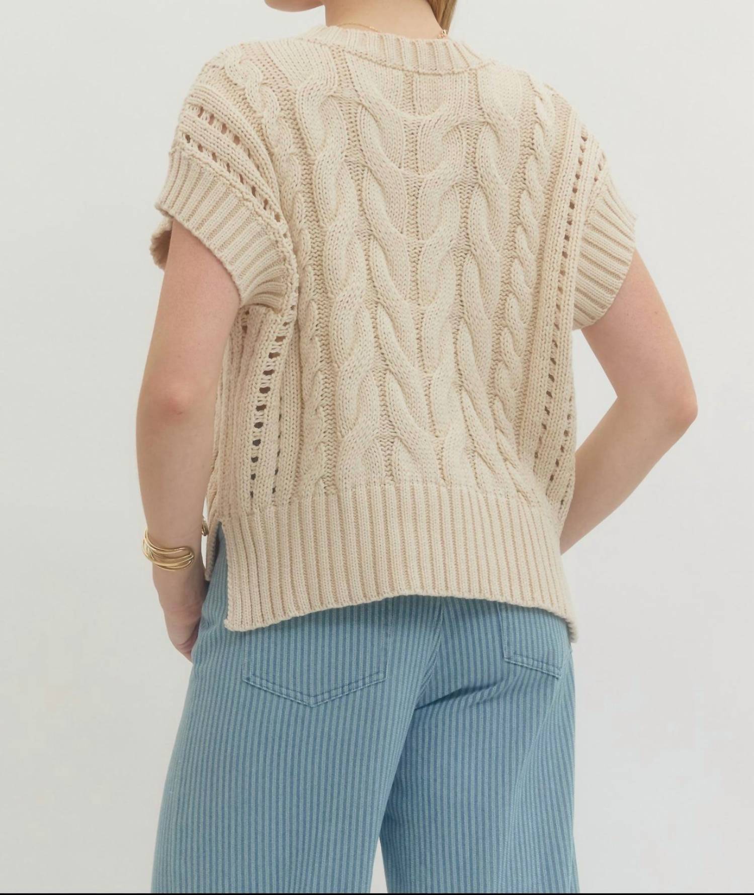 Entro - Sweater Vest Top