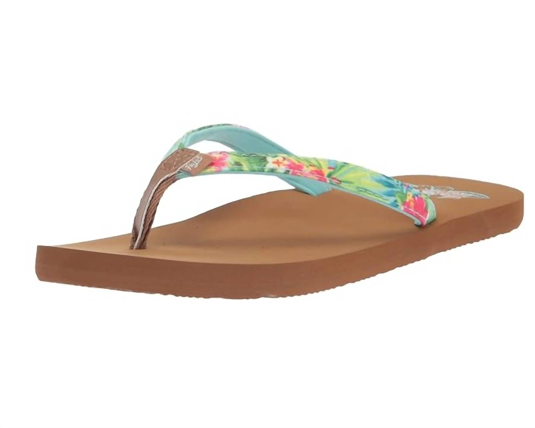 Flojos - Women's Keilani Floral Flip Flop