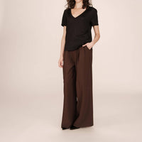 Grace & Mila - Stardust Lurex V-neck T-shirt