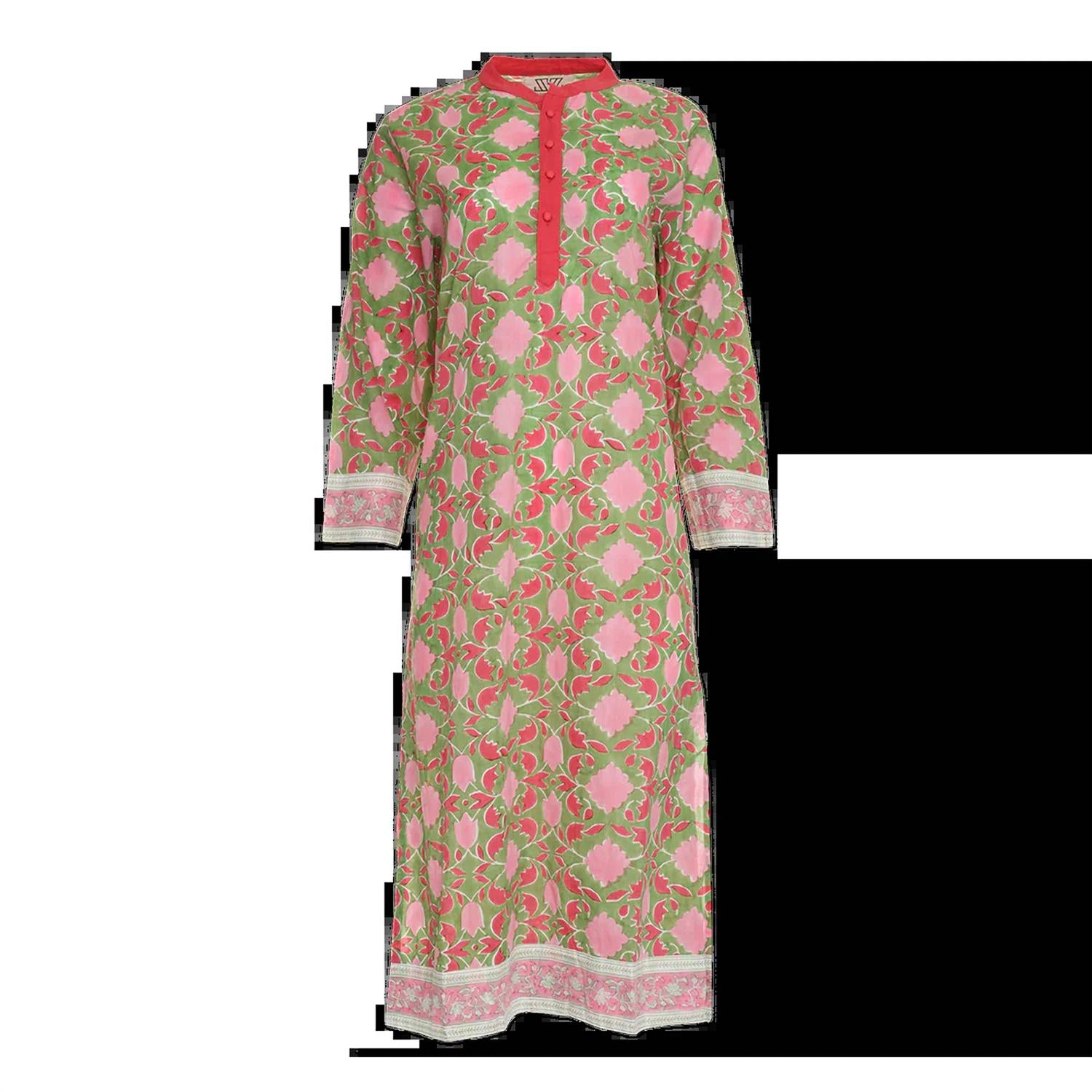 Sz Blockprints - Isle Frock In Lisbon Print