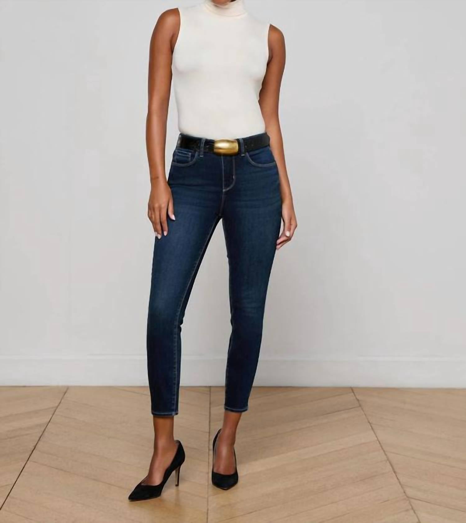 L'Agence Margot Cropped Skinny Jean in bolton - women's jeans