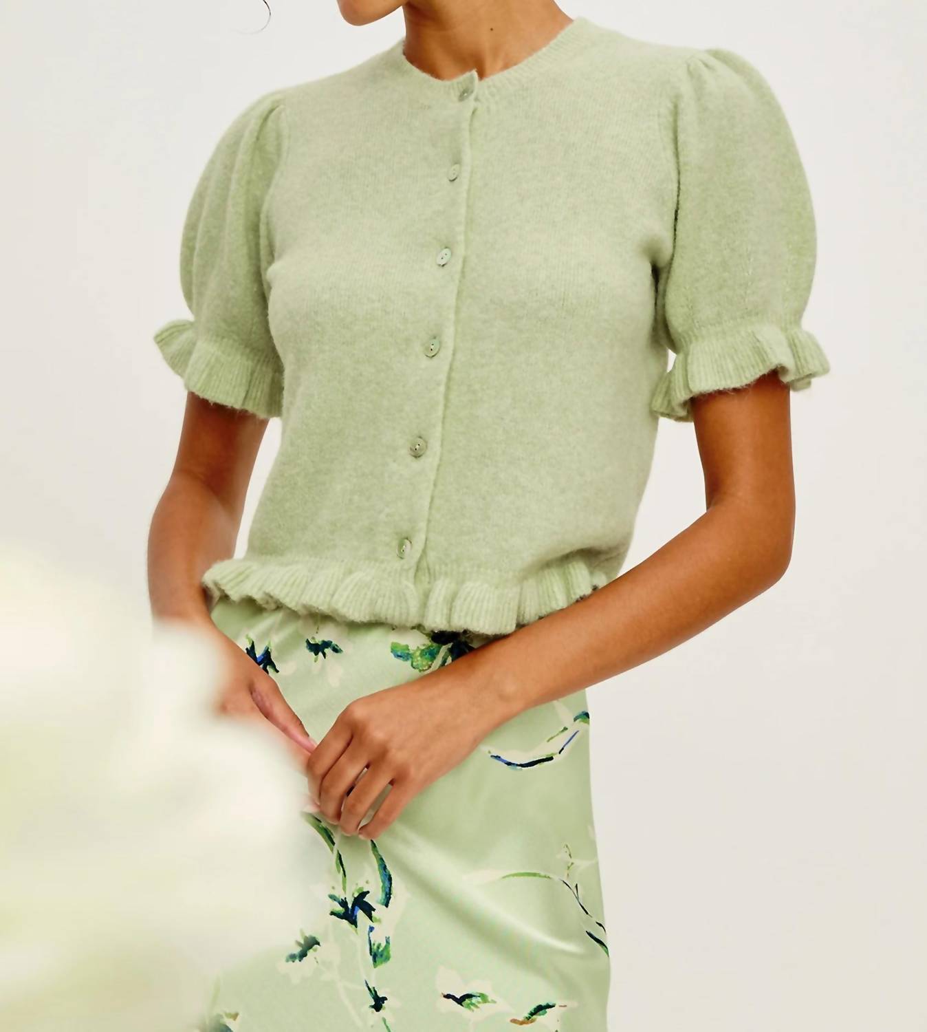 Rails Lora Knit Top in julep - women's t-shirt - alternate view