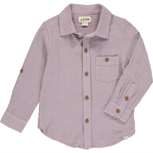 Me & Henry - Boy's Merchant Cotton Long Sleeve Shirt