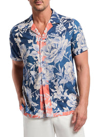 Robert Graham Men’s Floral Button-down Shirt in blue - men's shirt