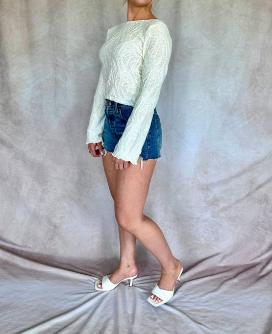 Gilli - Malibu Textured Long Sleeve Top