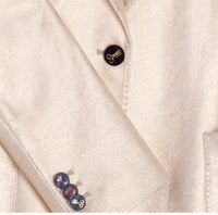 Vilagallo Hillary Stretch Blazer in gold - women's jacket - view 4